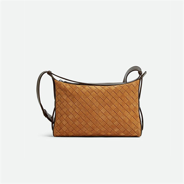 bottega veneta intreccio suede leather tribeca crossbody bag #836016